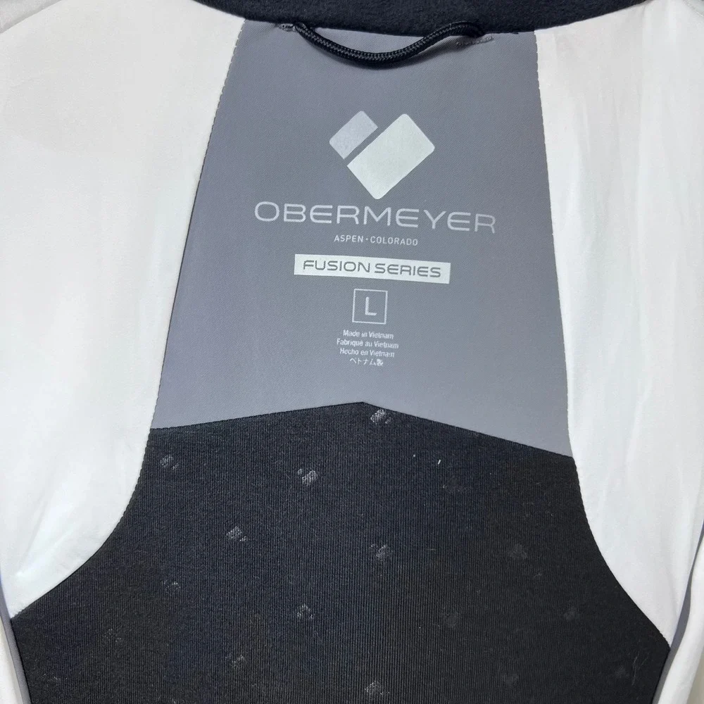OBERMEYER Men's White Stout Jacket L
